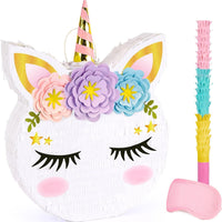 WERNNSAI Unicorn Piñata, Unicorn Party Supplies, with Stick and Blindfold