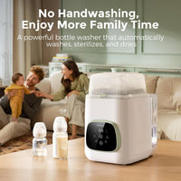 Momcozy KleanPal Pro Lavadora Esterilizadora y Secadora de Biberones 3 en 1