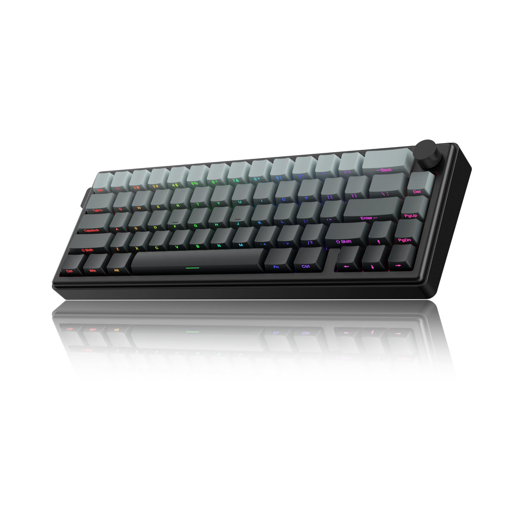 65% Layout Aluminum Shell Quick Release Wireless Mechanical Keyboard-White