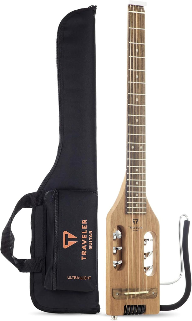 Traveler Guitar Ultra-Light Acoustic Acoustic-Electric Guitar, Mahogany