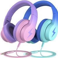 Candy Bila Wired Kids Headphones for School, Over-Ear for Boys Girls