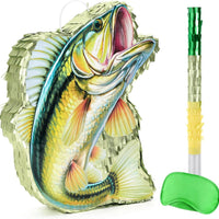 WERNNSAI Fish Piñata, Fishing Birthday Party Decorations Game Piñata