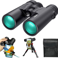 Gosky 8x42 Binoculars for Adults High Powered with Phone Adapter and Tripod