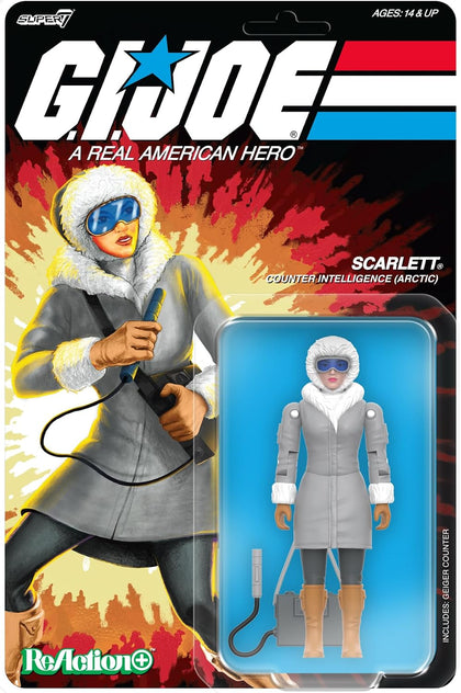 Super7 Reaction+ G.I. Joe Arctic Scarlett - 3.75