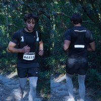 Chaleco de correr para mujeres y hombres, patente de EE. UU., correas ajustables para el