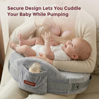 Momcozy CozyPro Almohada de Lactancia con Soporte Lumbar y de Brazos