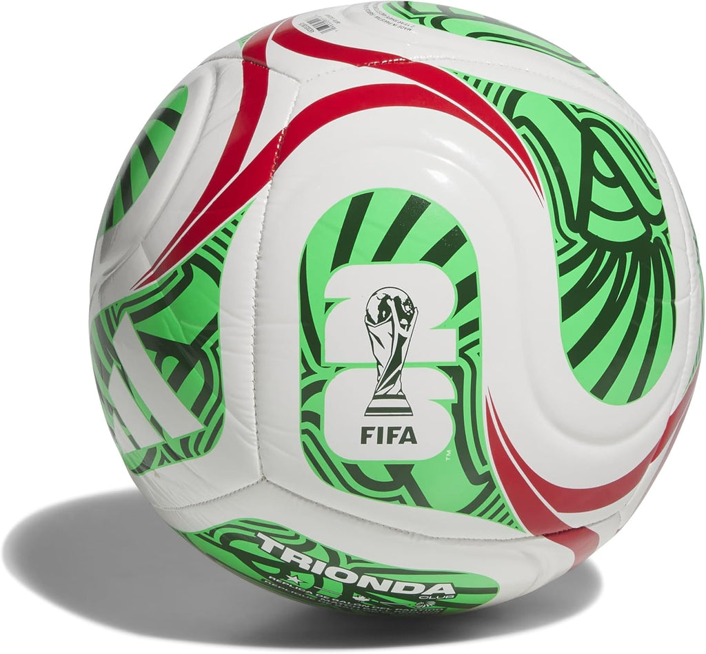 adidas Unisex-Adult World Cup Club Mexico, White/Vivid Red/Amazon Green/Flash Lime, 3