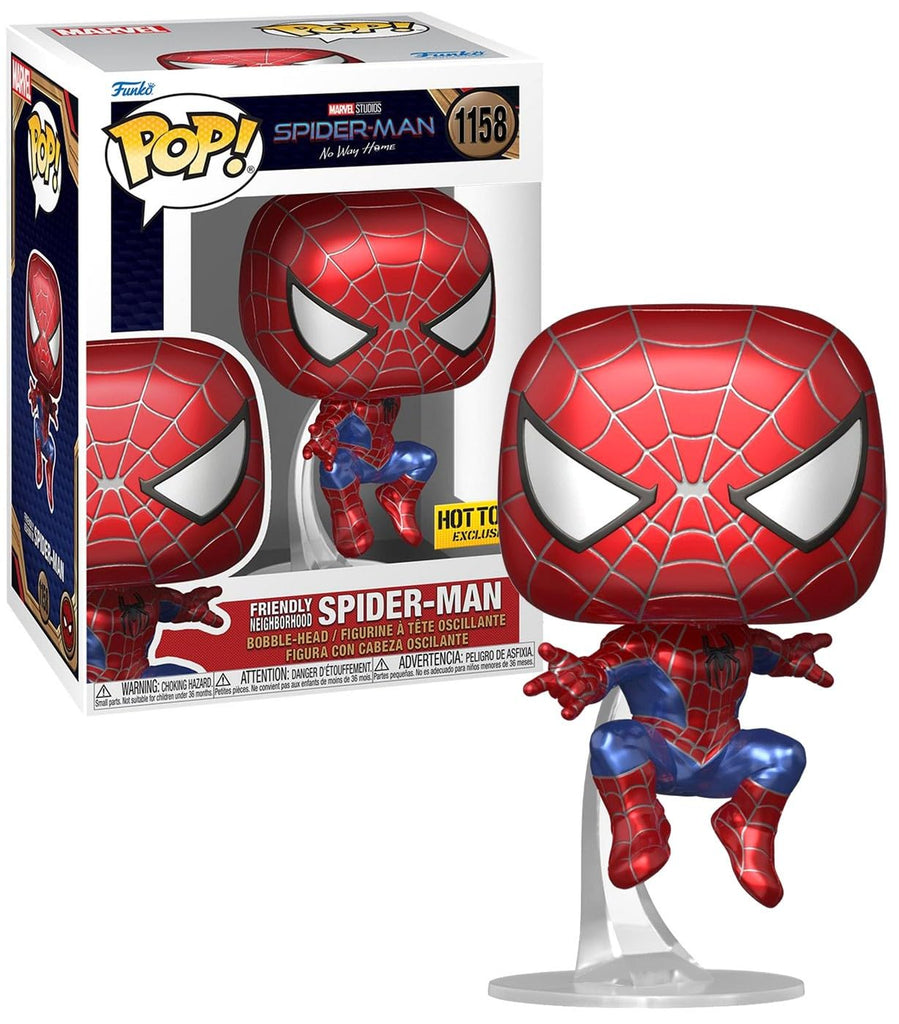 Funko Pop! Friendly Neighborhood Spider-Man No Way Home Metallic (Exclusivo)