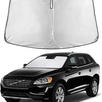 EcoNour Windshield Sunshade Compatible for Volvo XC60 2010-2015 2016 2017, Sun Visor for Front Windshield & Window Sun Shade Cover, UV Heat Blocker & Protector, Car Accessories
