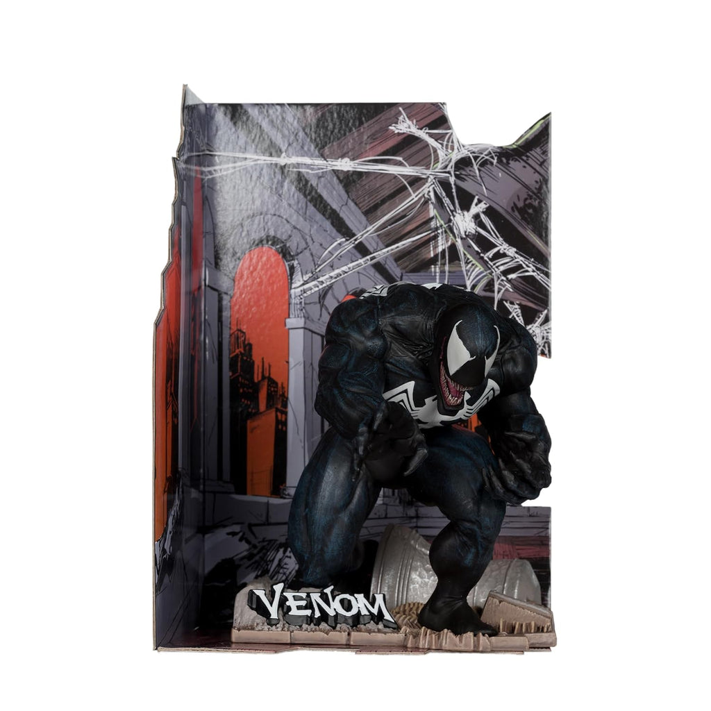 McFarlane Toys Marvel Venom Escala 1:10 con Escena (The Amazing Spider-Man #316)