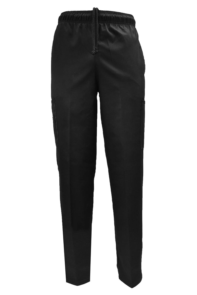 Natural Uniforms Classic Chef Cargo Pants (Black Single, 5X-Large)