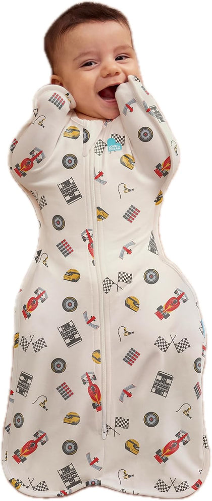 Love to Dream Swaddle Up, Baby Sleep Sack   1.0 TOG, 8-13 lbs, Dream Racer