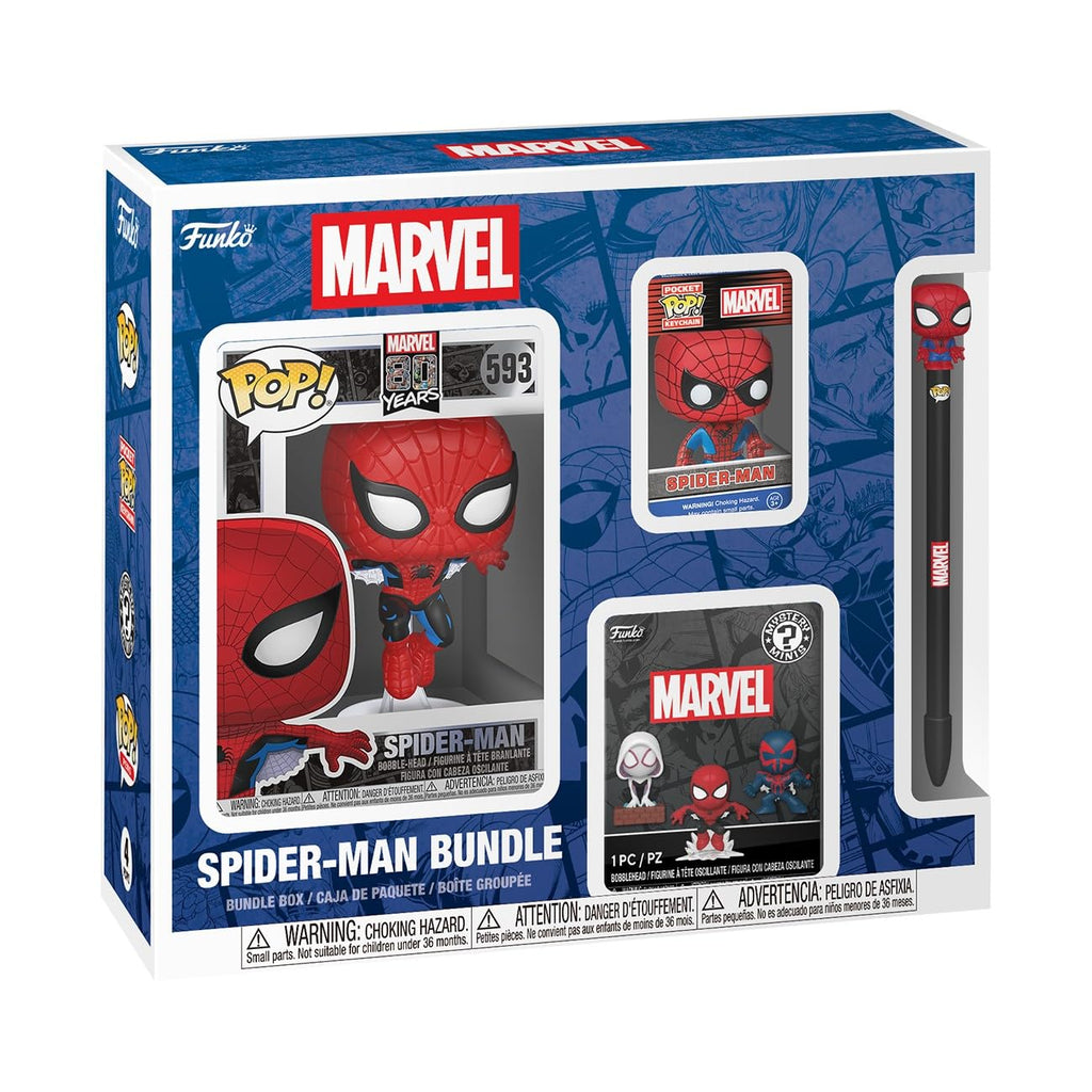 Funko Pop! Bundle Marvel Spider-Man Pack de 4 Figuras