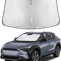 EcoNour Windshield Sunshade Compatible for Subaru Solterra 2023 2024 2025, Sun Visor for Front Windshield & Window Sun Shade Cover, UV Heat Blocker & Protector, Car Accessories