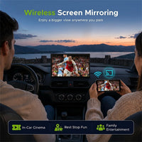 TOGUARDGO 9'' Carplay Screen for Car, Wireless Car Play and Android Auto