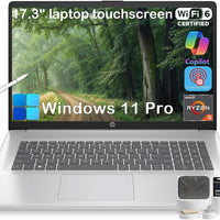 HP 17.3 inch Touchscreen Business Laptop, 16GB RAM, 1TB SSD, Ryzen 5 7430U