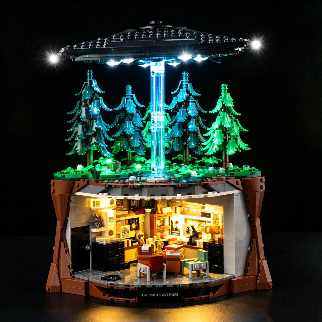 Kyglaring Light Kit for LEGO 21369 The X-Files Set, Lights Only