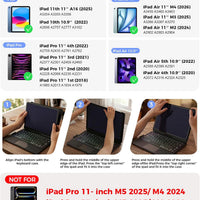 Funda con Teclado NOKBABO para iPad 10/11 (A16) y Air 11" (M4/M3/M2) - Celeste