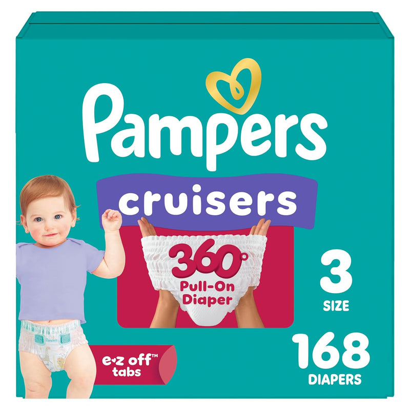 Pampers Cruisers 360 Pañales Tipo Calzoncito para Bebé Tallas 3 a 8