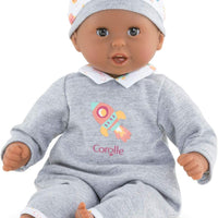 Corolle Bébé Calin Marius - 12" Soft Boy Baby Doll with Vanilla Scent, Pink Outfit & Sleeping Eyes for Girls Ages 18 Months+, Cute Reborn Realistic Baby Dolls for 2 Year Old Girls