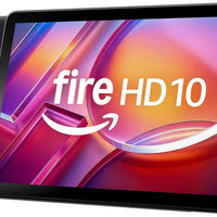 Fire Tablets Amazon Fire HD 10 tablet, built for relaxation, 10.1" vibrant Full HD screen, octa-core processor, 4 GB RAM, 32 GB, Black