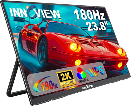 2K 180Hz Portable Gaming Monitor, 23.8