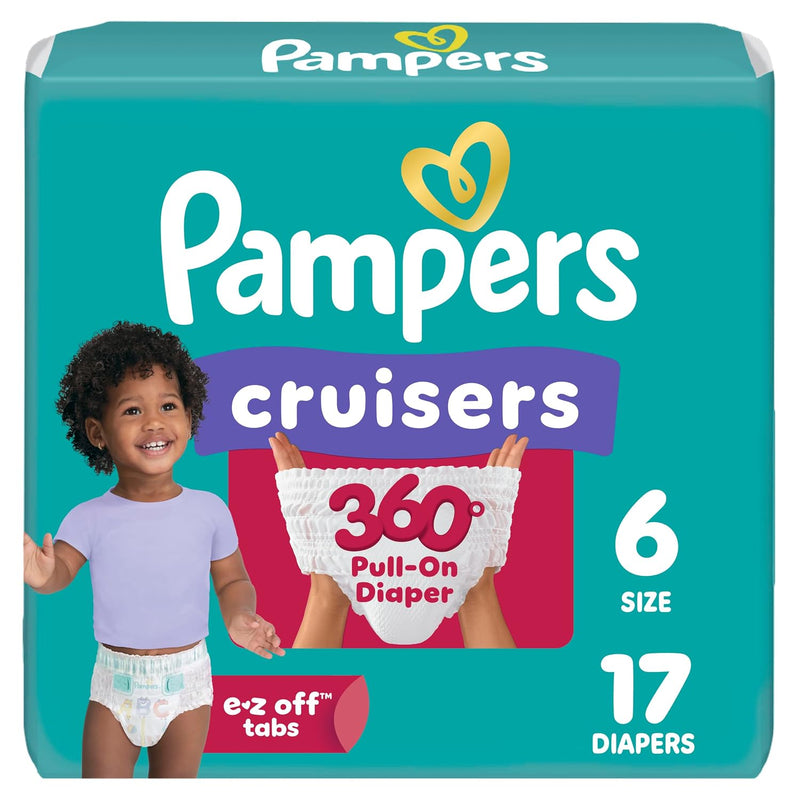 Pampers Cruisers 360 Pañales Tipo Calzoncito para Bebé Tallas 3 a 8