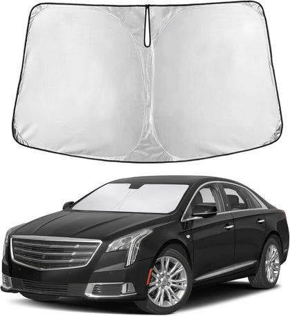 EcoNour Windshield Sunshade Compatible for Cadillac XTS 2013-2017 2018 2019