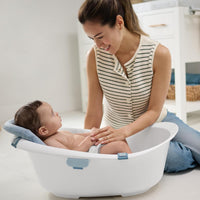 Skip Hop Wave 4 en 1 Grow with Baby Bañera para Bebé con Hamaca y Respaldo