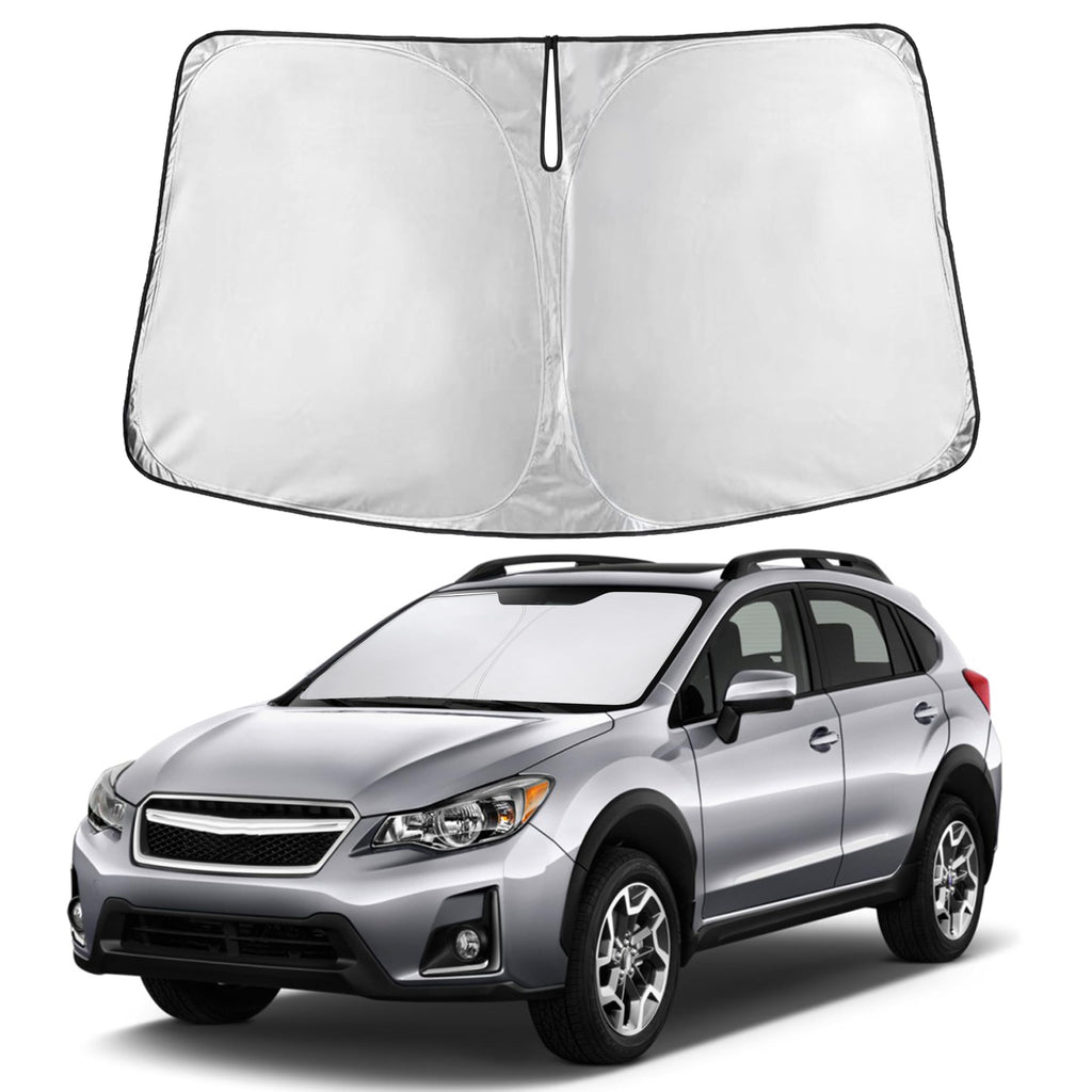 EcoNour Windshield Sunshade Compatible for Subaru Crosstrek 2013-2015 2016 2017, Sun Visor for Front Windshield & Window Sun Shade Cover, UV Heat Blocker & Protector, Car Accessories