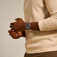 Fossil Men's Minimalist Quartz Stainless Steel Three-Hand Watch for Men