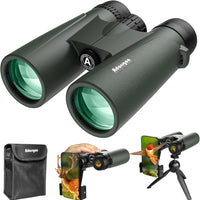 Adorrgon 15x45 High Powered Binoculars for Adults, Phone Adapter and Tripod