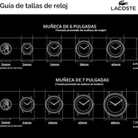 Reloj Lacoste 12.12 Cronógrafo - Correa de Silicona 42mm (Negro)