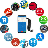 COOSPO Bluetooth Heart Rate Monitor Chest Strap H808S, ANT+ BLE HR Monitor Chest, HRM IP67