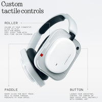 Nothing Headphone (a) 2026 New, Adaptive Active Noise Cancelling Headphones, Wireless Over Ear Bluetooth 5.4 ANC Headset with LDAC Hi-Res, 5 HD Mics Ultra Bass via APP, 135 Hours Playtime, White