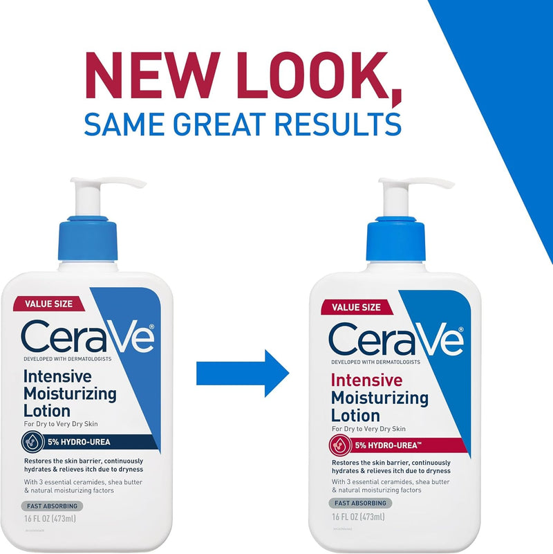 CeraVe Intensive Moisturizing Lotion, Shea Butter Body Lotion, 16oz