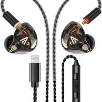 Audiovance Vibes 202ML HiFi Wired Earbuds for iPhone 14/13/12/11/X, Pro Max