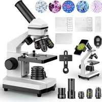 PalliPartners Compound Microscope for Adults & Students, White