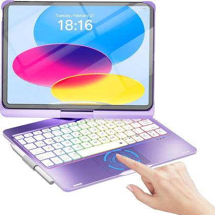 Funda con Teclado NOKBABO para iPad 10/11 (A16) y Air 11