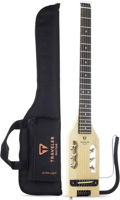Traveler Guitar Ultra-Light Acoustic Guitar Maple | Portable Acoustic with Removable Lap Rest | Full 24 3/4