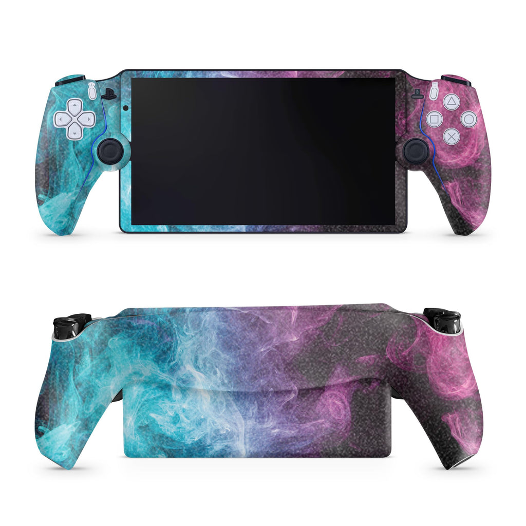 Glossy Glitter Gaming Skin Compatible with PS5 Portal Remote Player - Mystic Smoke - Premium 3M Vinyl Protective Wrap Decal Cover - Easy to Apply | Crafted in The USA by MightySkins