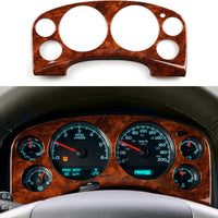 Car Dashboard Cover Trim Panel Decal Wood Grain Sticker fits for Chevrolet Silverado Tahoe Suburban Avalanche/GMC Sierra Yukon Yukon XL Accessories
