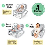 Ingenuity Keep Cozy Silla Mecedora Vibratoria 3 en 1 Weaver