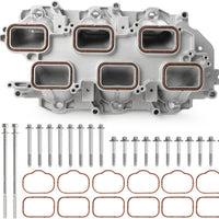 Aluminum Lower Intake Manifold with Gasket for 2011-2021 Dodge Charger Challenger Durango Jeep Wrangler Grand Cherokee RAM 1500 ProMaster Chrysler 200 300 Town & Country 3.6L Pentastar V6 05184199AF