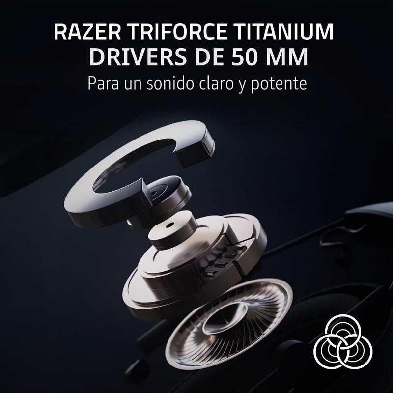 Razer BlackShark V2 HyperSpeed Wireless PC Gaming Headset, 2.4GHz, Black