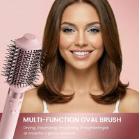 MESCOMB 5-in-1 Dual Voltage Hair Dryer Brush for Travel with Storage Bag