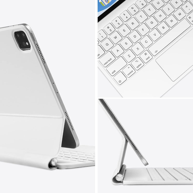 Funda con Teclado Magnético mobee para iPad Pro 13" (M4/M5) - Blanco