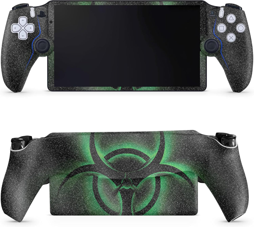 Glossy Glitter Gaming Skin Compatible with PS5 Portal Remote Player - Bio Glare - Premium 3M Vinyl Protective Wrap Decal Cover - Easy to Apply | Crafted in The USA by MightySkins