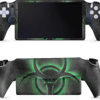 Glossy Glitter Gaming Skin Compatible with PS5 Portal Remote Player - Bio Glare - Premium 3M Vinyl Protective Wrap Decal Cover - Easy to Apply | Crafted in The USA by MightySkins