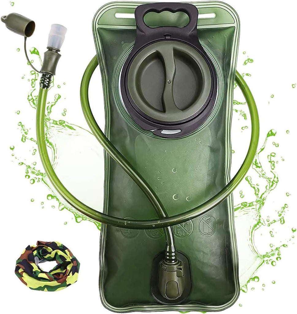 Vejiga de hidratación, vejiga de agua de 1.5-2-3L para mochila de senderismo, bolsa de